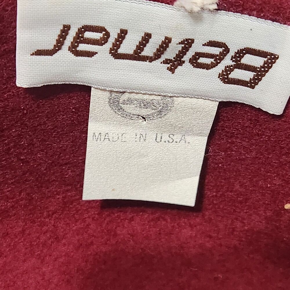 Betmar Hat Womens Burgundy Color 100% Wool - Picture 12 of 14